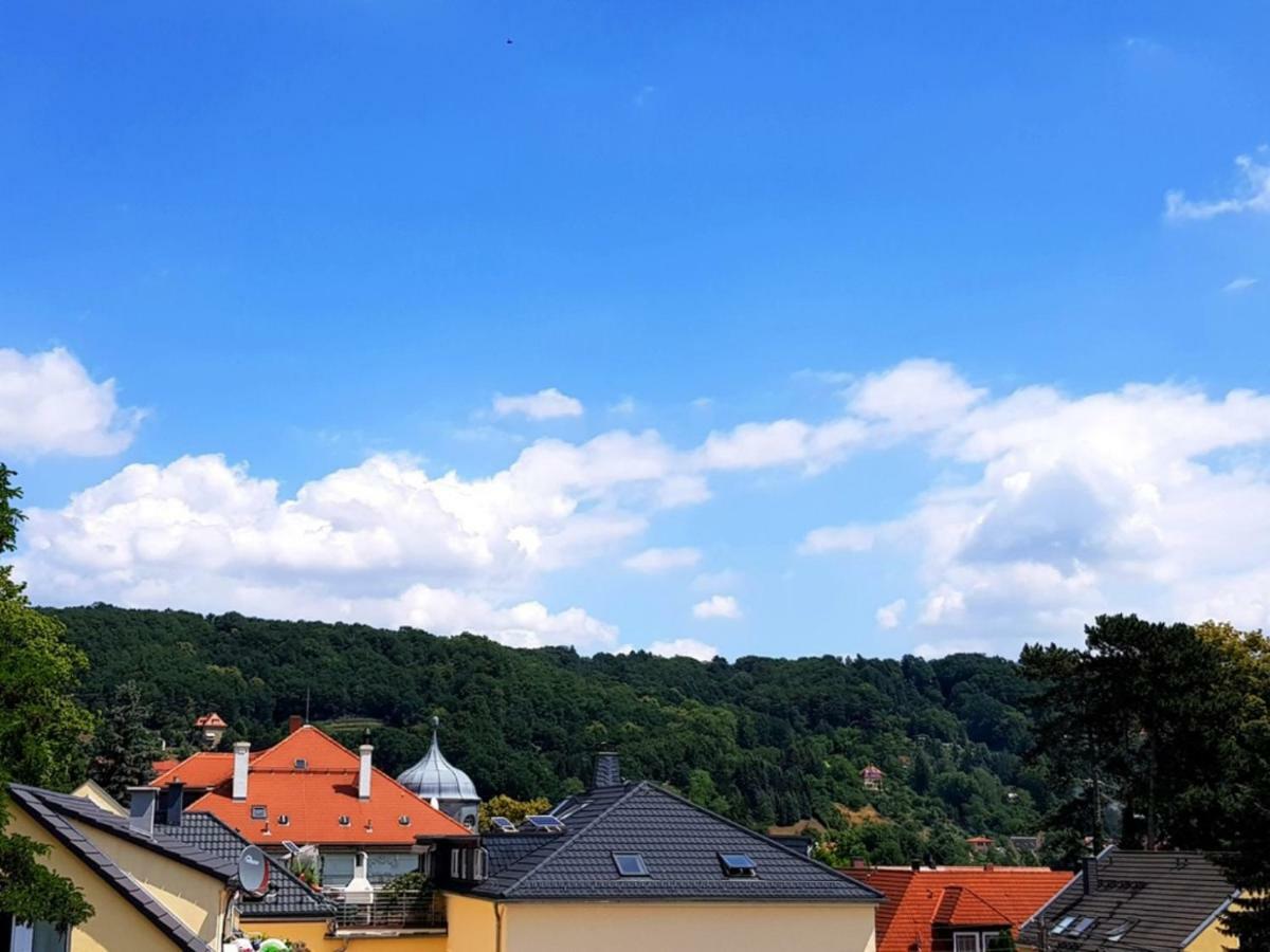 Ferienwohnung Elbhangblick - Fur 2 Personen Drezno Zewnętrze zdjęcie